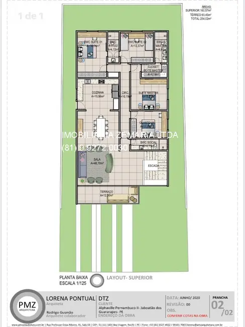 Casa de Condomínio com 5 quartos à venda, 297m2 em Vargem Fria, Jaboatao Dos Guararapes - PE - imagem 7 Foto 7 de Casa de Condomínio com 5 quartos à venda, 297m2 em Vargem Fria, Jaboatao Dos Guararapes - PE