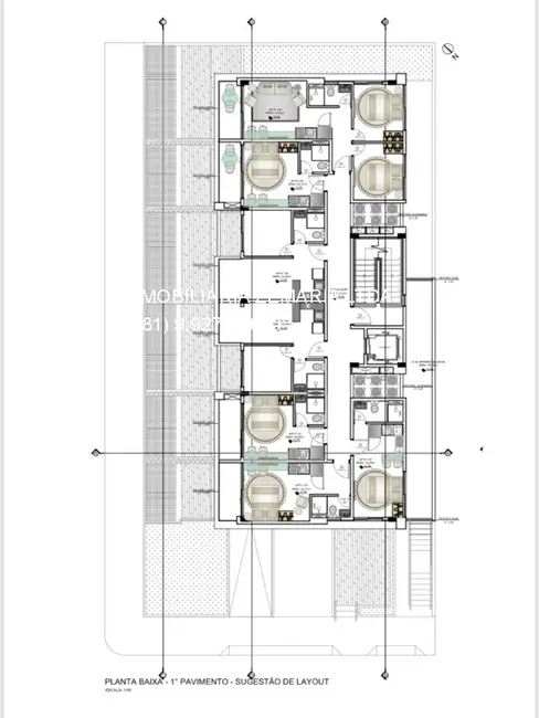 Foto 2 de Apartamento com 1 quarto à venda, 24m2 em Centro, Ipojuca - PE