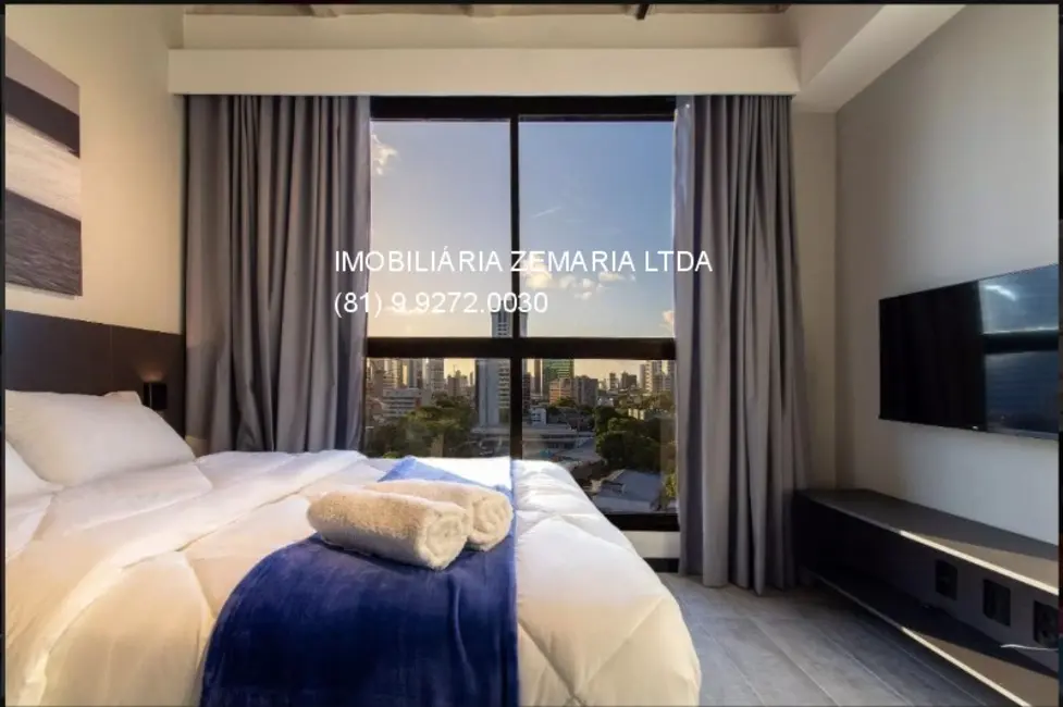 Foto 9 de Apartamento com 1 quarto à venda, 24m2 em Ilha do Leite, Recife - PE