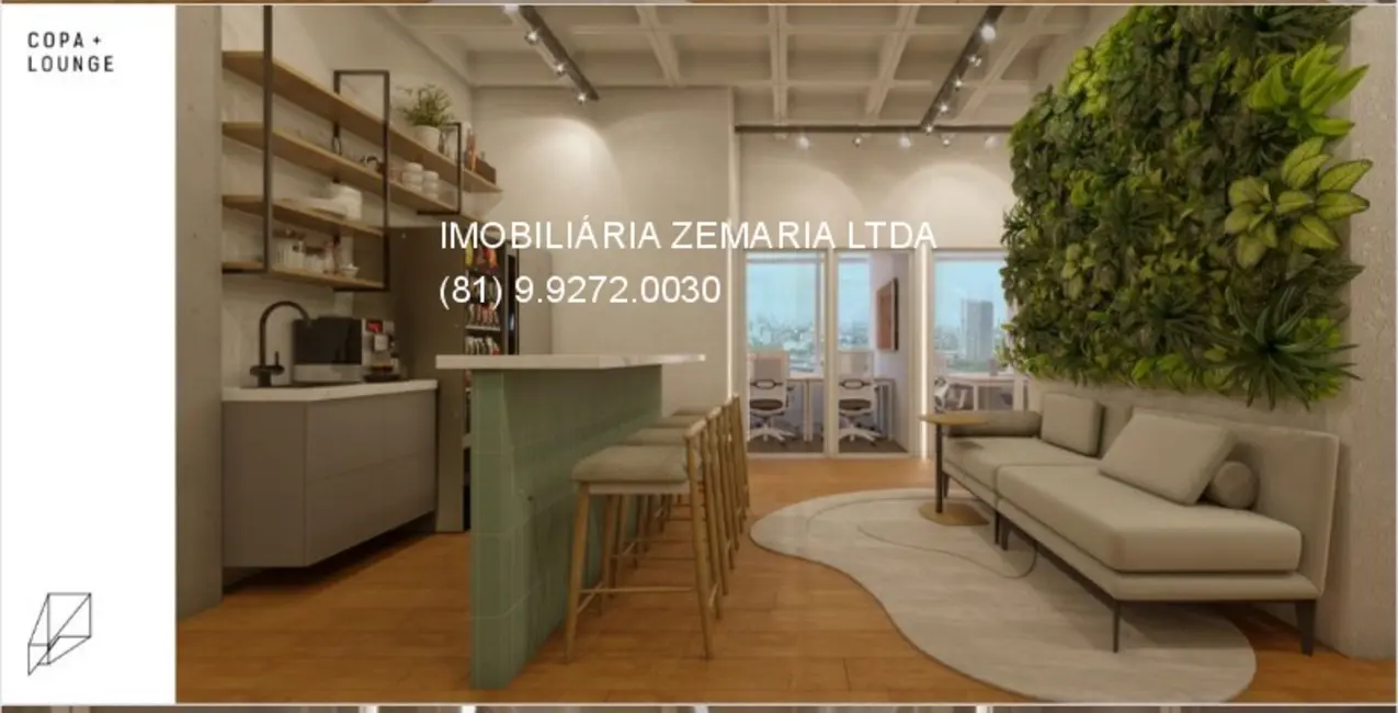 Foto 1 de Sala Comercial para alugar, 10m2 em Pina, Recife - PE