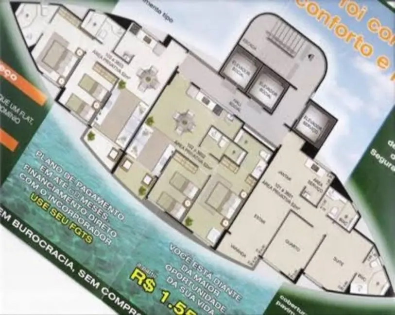 Apartamento com 2 quartos à venda, 55m2 em Boa Viagem, Recife - PE - imagem 4 Foto 4 de Apartamento com 2 quartos à venda, 55m2 em Boa Viagem, Recife - PE