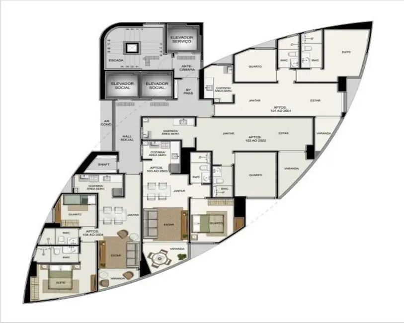 Foto 5 de Apartamento com 2 quartos à venda, 57m2 em Boa Viagem, Recife - PE