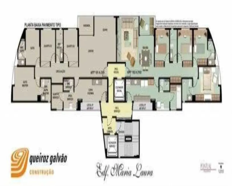 Foto 3 de Apartamento com 4 quartos à venda, 127m2 em Pina, Recife - PE