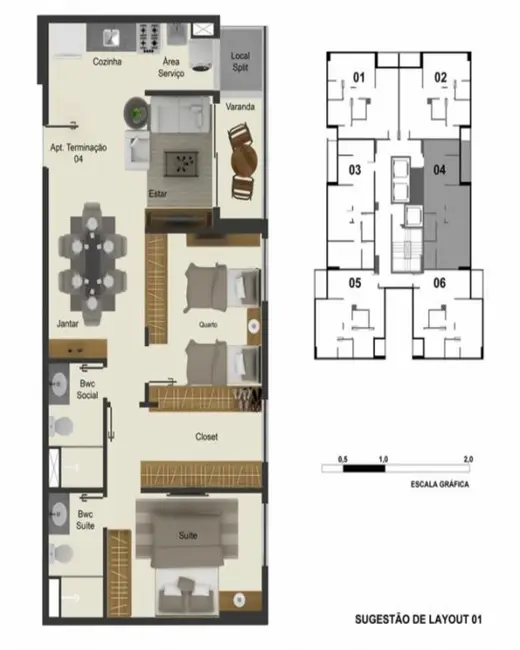 Foto 12 de Apartamento com 2 quartos à venda, 63m2 em Candeias, Jaboatao Dos Guararapes - PE