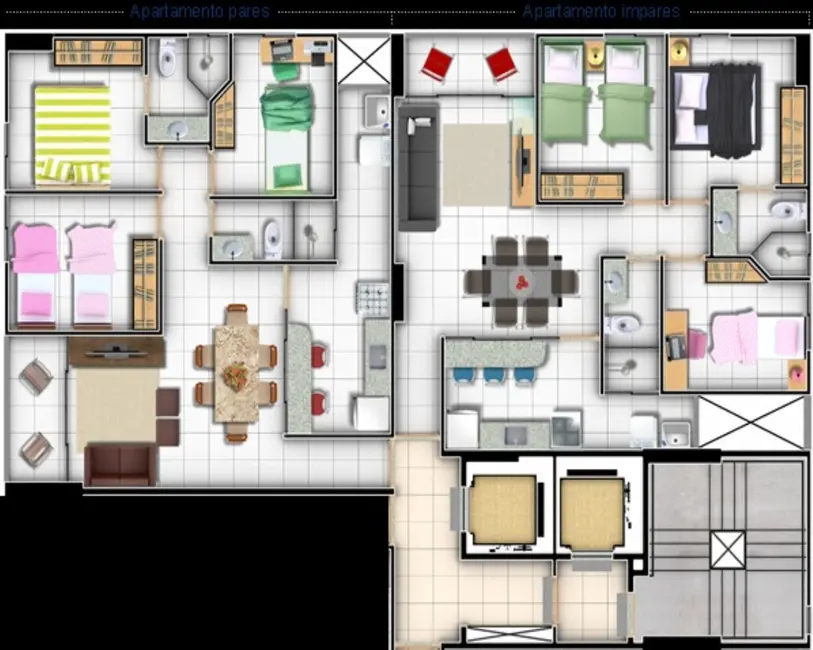 Foto 3 de Apartamento com 3 quartos à venda, 66m2 em Madalena, Recife - PE