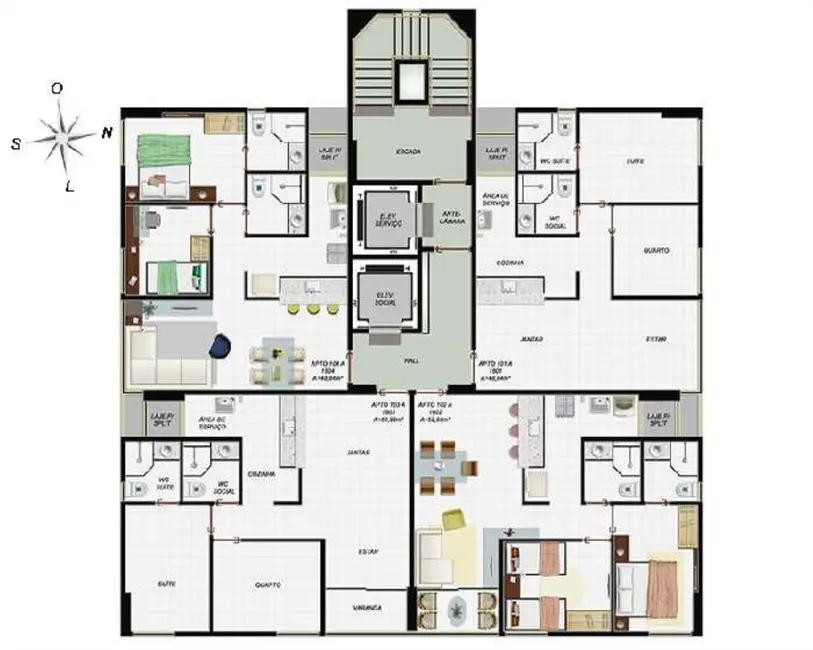 Foto 8 de Apartamento com 2 quartos à venda, 50m2 em Madalena, Recife - PE