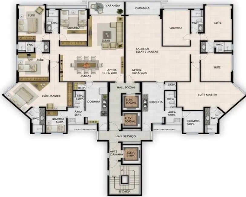 Foto 7 de Apartamento com 4 quartos à venda, 149m2 em Boa Viagem, Recife - PE