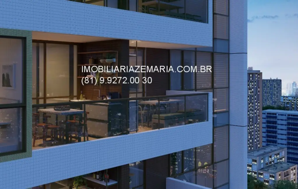 Foto 2 de Apartamento com 2 quartos à venda, 65m2 em Graças, Recife - PE