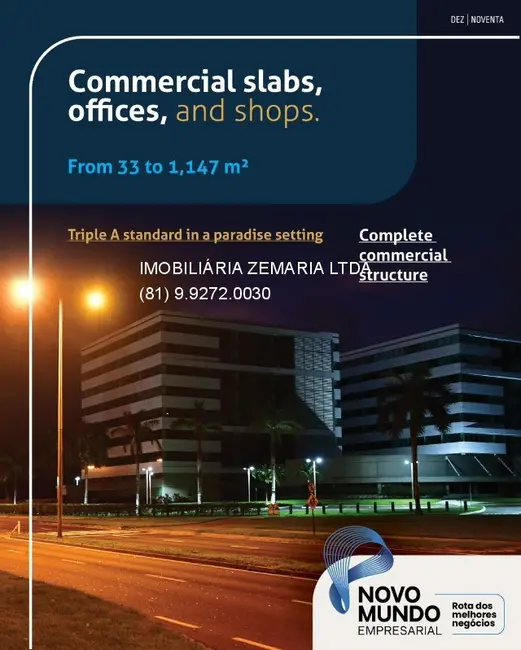 Foto 2 de Sala Comercial à venda e para alugar, 101m2 em Paiva, Cabo De Santo Agostinho - PE