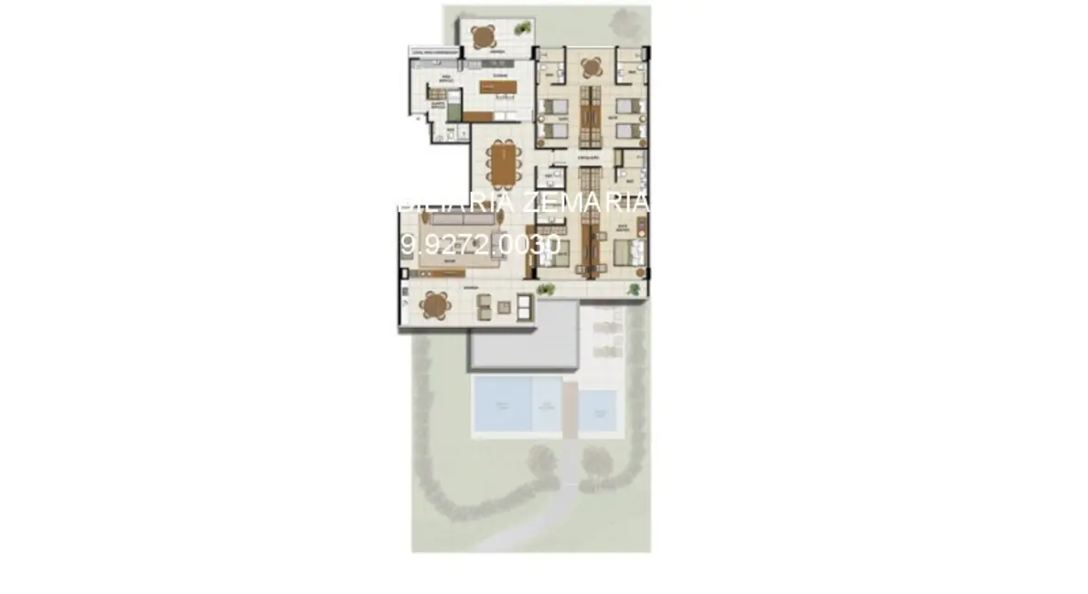 Apartamento com 4 quartos à venda e para alugar, 238m2 em Paiva, Cabo De Santo Agostinho - PE - imagem 3 Foto 3 de Apartamento com 4 quartos à venda e para alugar, 238m2 em Paiva, Cabo De Santo Agostinho - PE