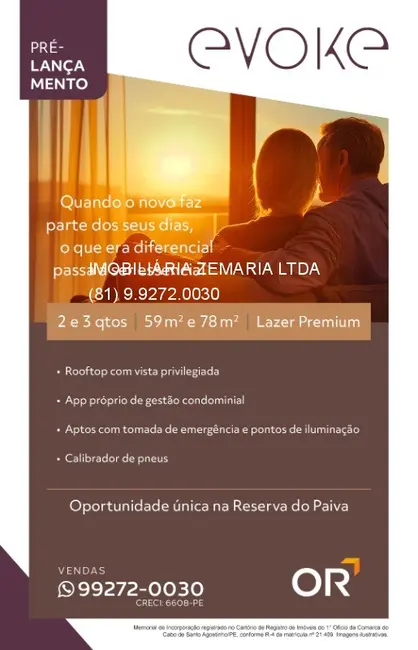 Apartamento com 3 quartos à venda, 78m2 em Paiva, Cabo De Santo Agostinho - PE - imagem 5 Foto 5 de Apartamento com 3 quartos à venda, 78m2 em Paiva, Cabo De Santo Agostinho - PE