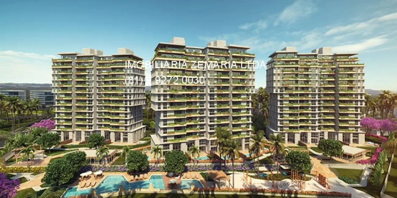 Foto 1 de Apartamento com 3 quartos à venda, 101m2 em Paiva, Cabo De Santo Agostinho - PE