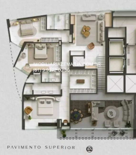 Foto 3 de Apartamento com 4 quartos à venda, 335m2 em São José, Recife - PE