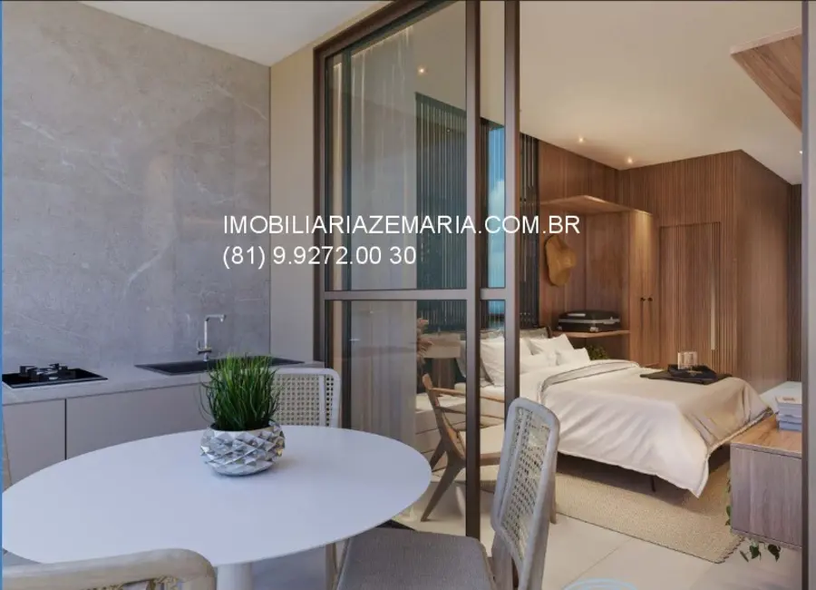 Foto 3 de Apartamento com 1 quarto à venda, 32m2 em Tamandare - PE