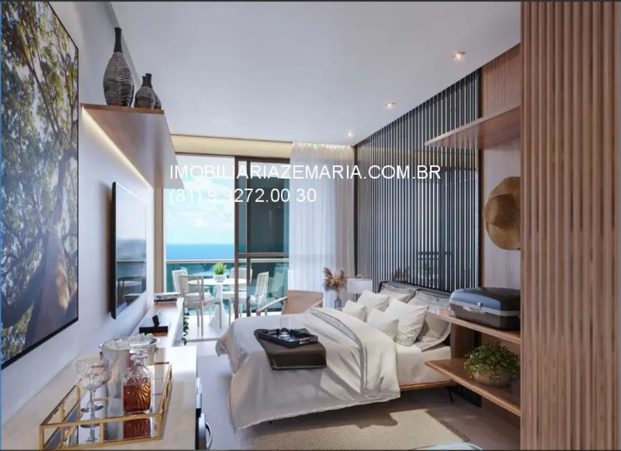 Foto 2 de Apartamento com 1 quarto à venda, 32m2 em Tamandare - PE