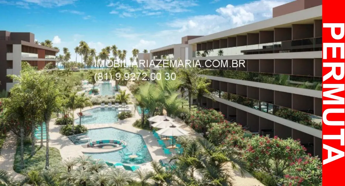 Foto 1 de Apartamento com 1 quarto à venda, 32m2 em Tamandare - PE