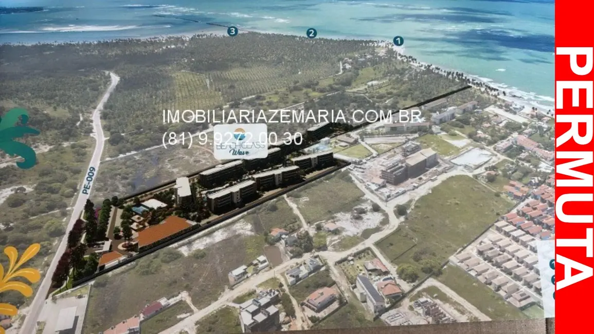 Foto 1 de Apartamento com 1 quarto à venda, 32m2 em Tamandare - PE