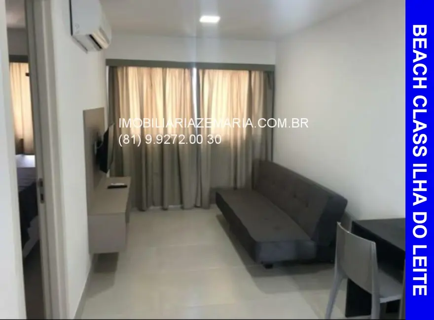 Foto 1 de Apartamento com 1 quarto para alugar, 54m2 em Ilha do Leite, Recife - PE