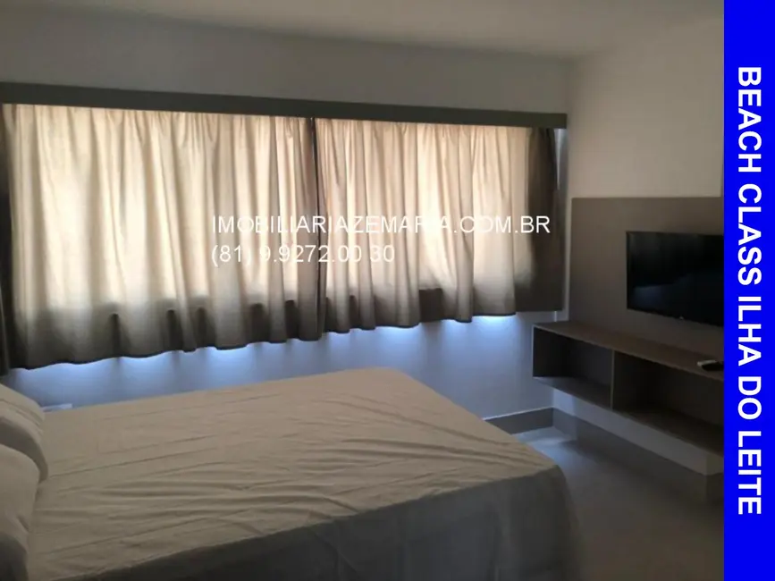 Foto 1 de Apartamento com 1 quarto para alugar, 33m2 em Ilha do Leite, Recife - PE