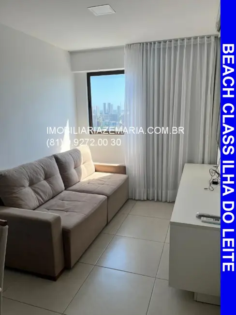 Foto 1 de Apartamento com 1 quarto para alugar, 33m2 em Ilha do Leite, Recife - PE