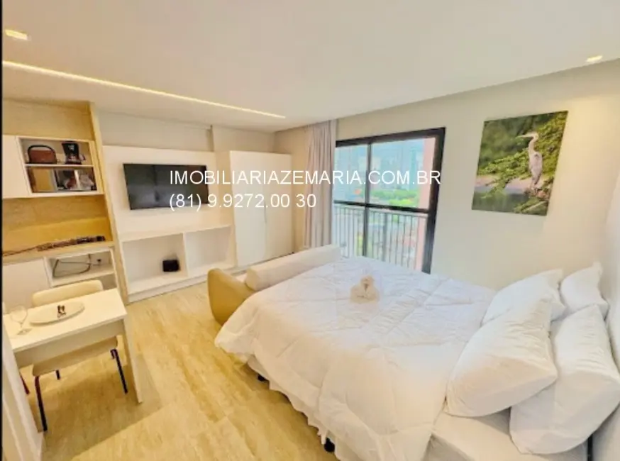 Foto 8 de Apartamento com 1 quarto à venda, 27m2 em Madalena, Recife - PE