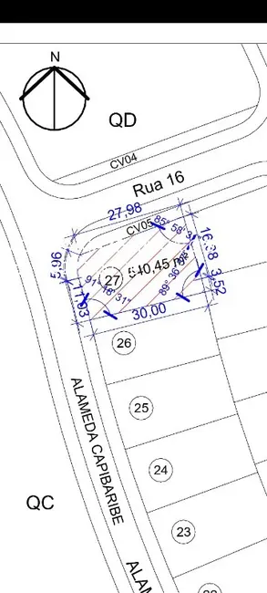 Foto 2 de Terreno / Lote à venda, 540m2 em Manassu, Jaboatao Dos Guararapes - PE