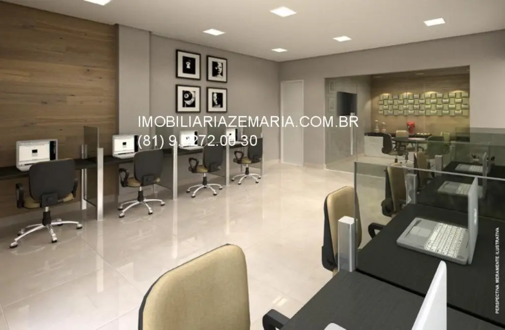 Foto 2 de Apartamento com 1 quarto à venda, 33m2 em Torreão, Recife - PE