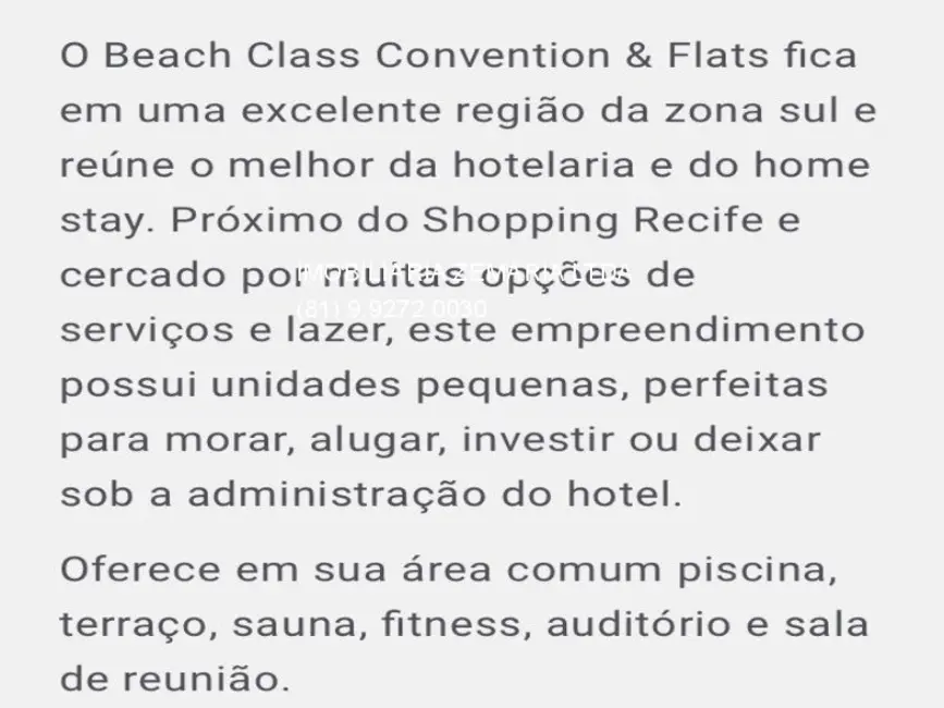 Apartamento com 1 quarto à venda, 33m2 em Boa Viagem, Recife - PE - imagem 5 Foto 5 de Apartamento com 1 quarto à venda, 33m2 em Boa Viagem, Recife - PE