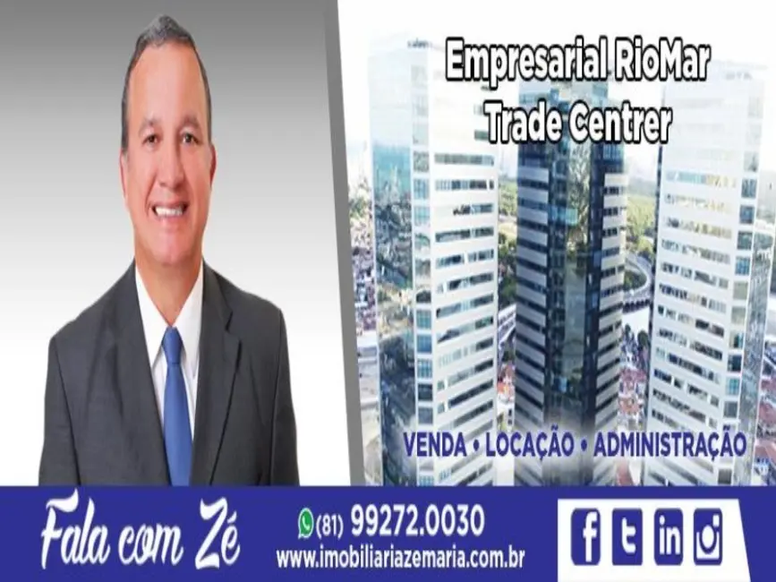 Foto 1 de Sala Comercial à venda e para alugar, 36m2 em Pina, Recife - PE