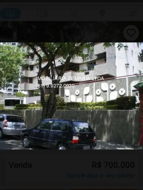 Foto 9 de Apartamento com 3 quartos à venda, 168m2 em Tamarineira, Recife - PE