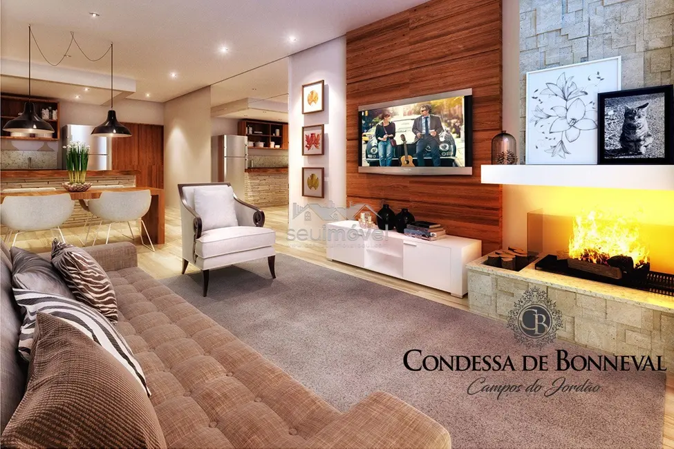 Foto 1 de Apartamento com 3 quartos à venda, 89m2 em Campos Do Jordao - SP