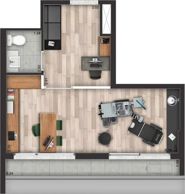 Foto 9 de Kitnet com 1 quarto à venda, 26m2 em Vila Mariana, São Paulo - SP