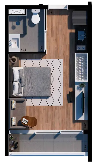 Foto 1 de Apartamento com 2 quartos à venda, 69m2 em Pinheiros, São Paulo - SP