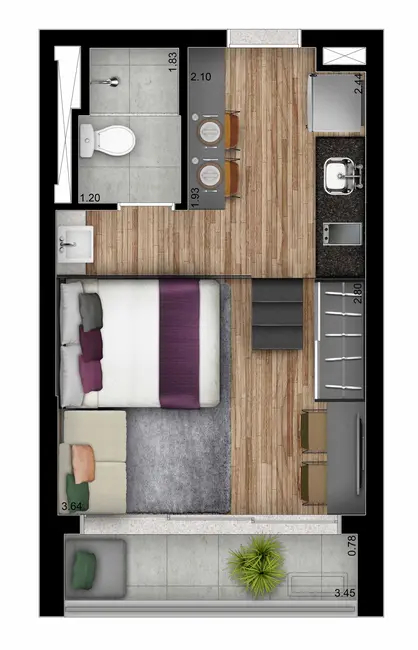 Foto 5 de Apartamento com 3 quartos à venda, 99m2 em Perdizes, São Paulo - SP