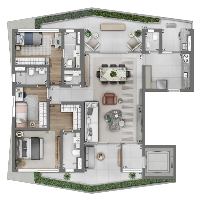 Foto 6 de Apartamento com 2 quartos à venda, 108m2 em Vila Olímpia, São Paulo - SP