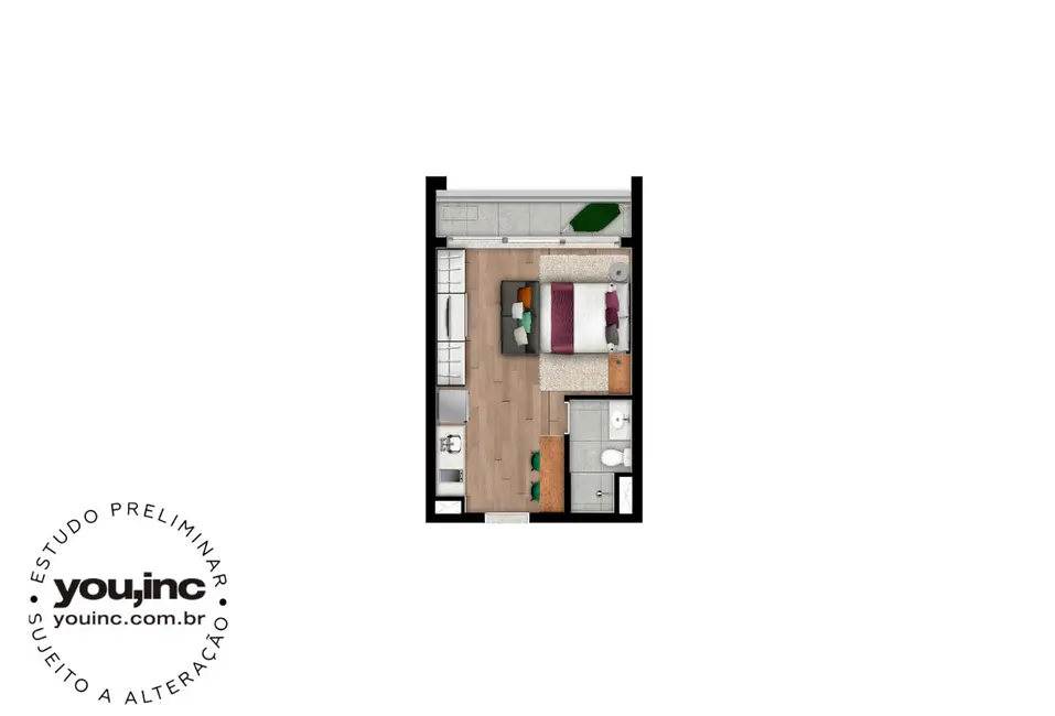 Foto 2 de Apartamento com 2 quartos à venda, 59m2 em Vila Mariana, São Paulo - SP