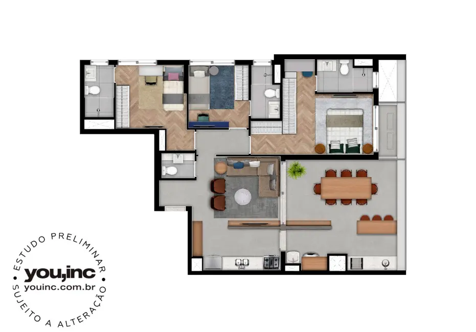 Foto 4 de Apartamento com 3 quartos à venda, 99m2 em Vila Mariana, São Paulo - SP