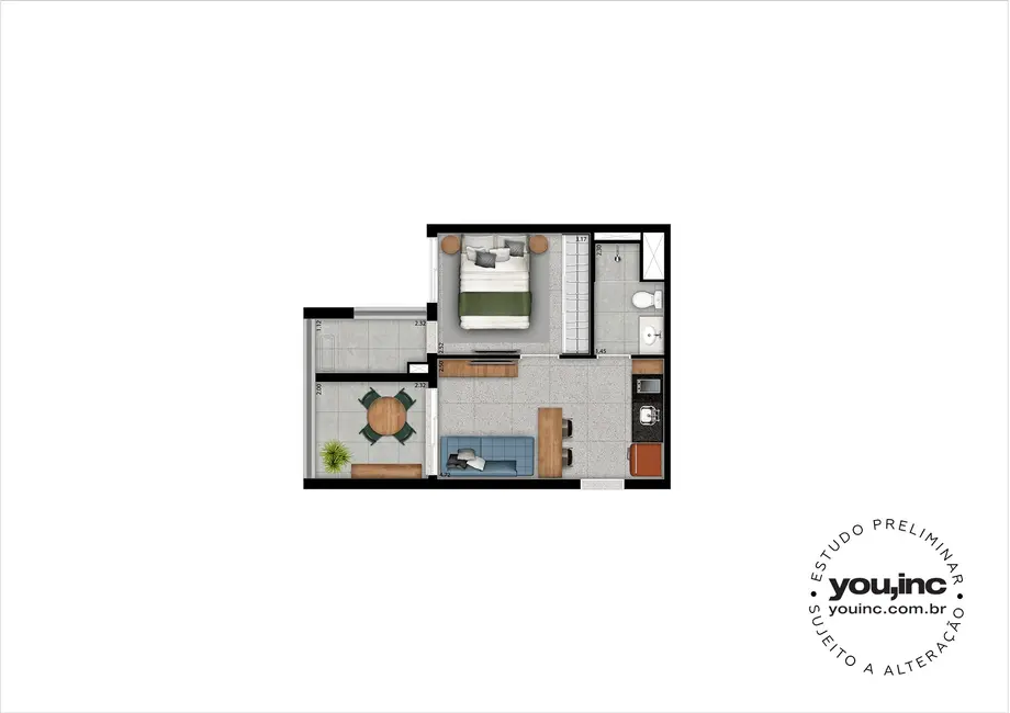 Kitnet com 1 quarto à venda, 24m2 em Saúde, São Paulo - SP - imagem 6 Foto 6 de Kitnet com 1 quarto à venda, 24m2 em Saúde, São Paulo - SP