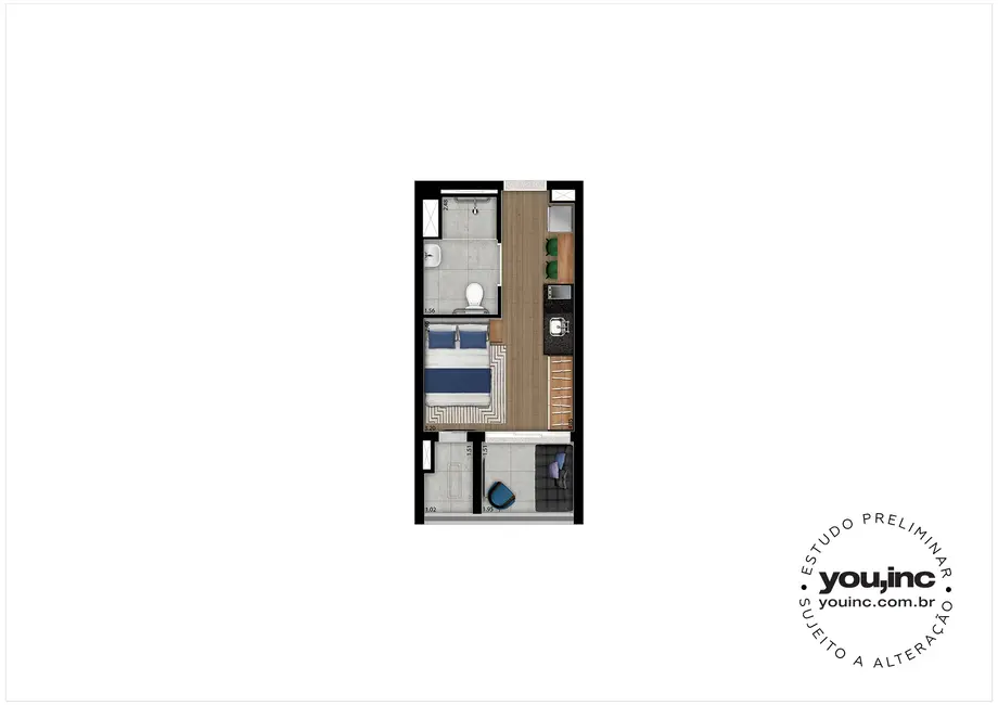 Foto 2 de Apartamento com 2 quartos à venda, 57m2 em Saúde, São Paulo - SP