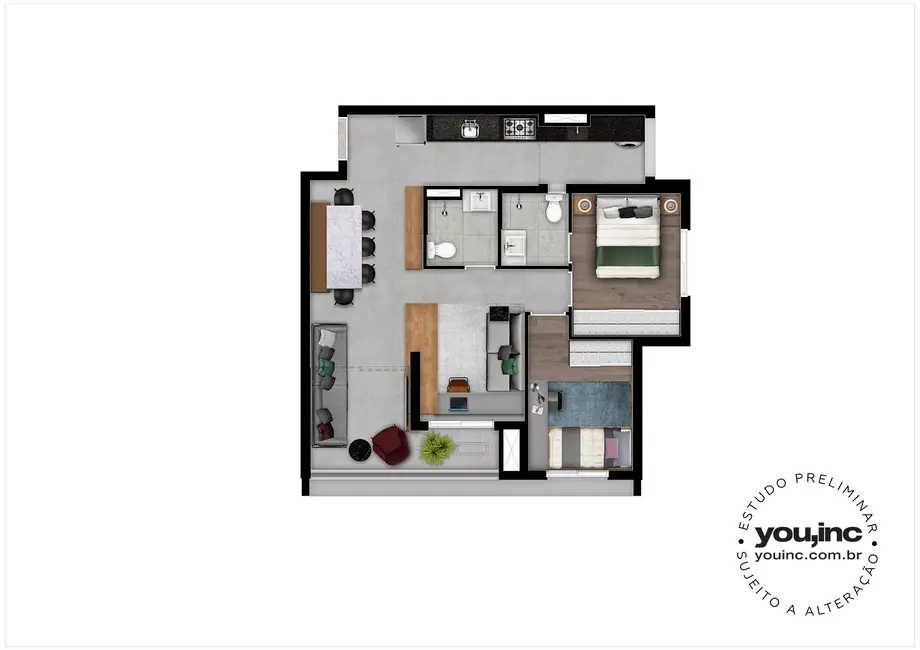 Foto 4 de Apartamento com 2 quartos à venda, 57m2 em Saúde, São Paulo - SP