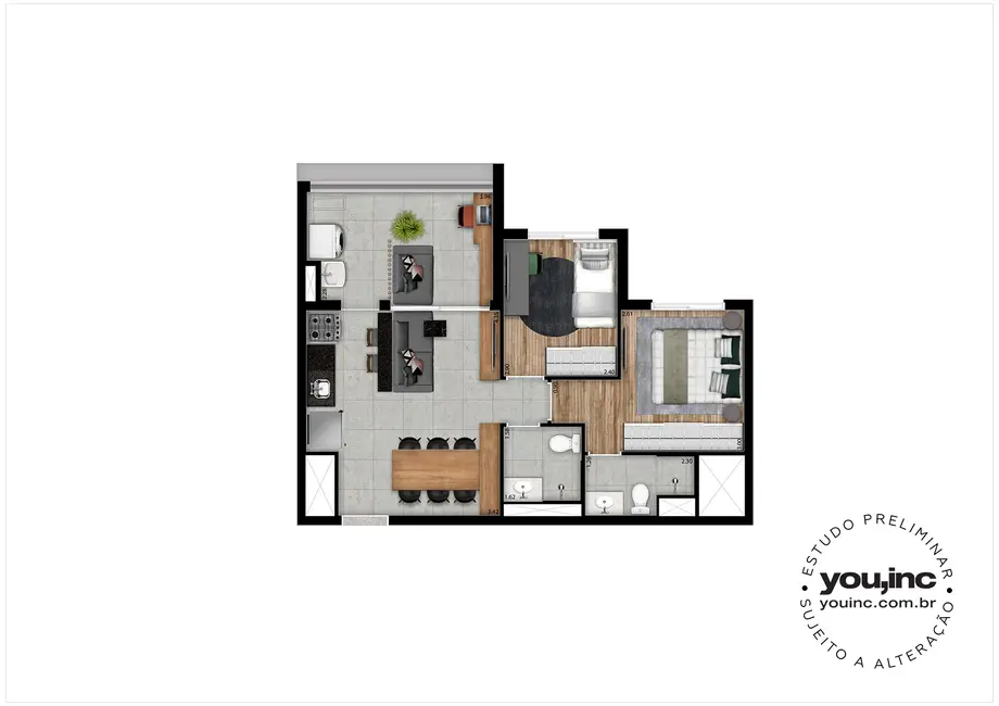 Foto 5 de Apartamento com 3 quartos à venda, 69m2 em Saúde, São Paulo - SP