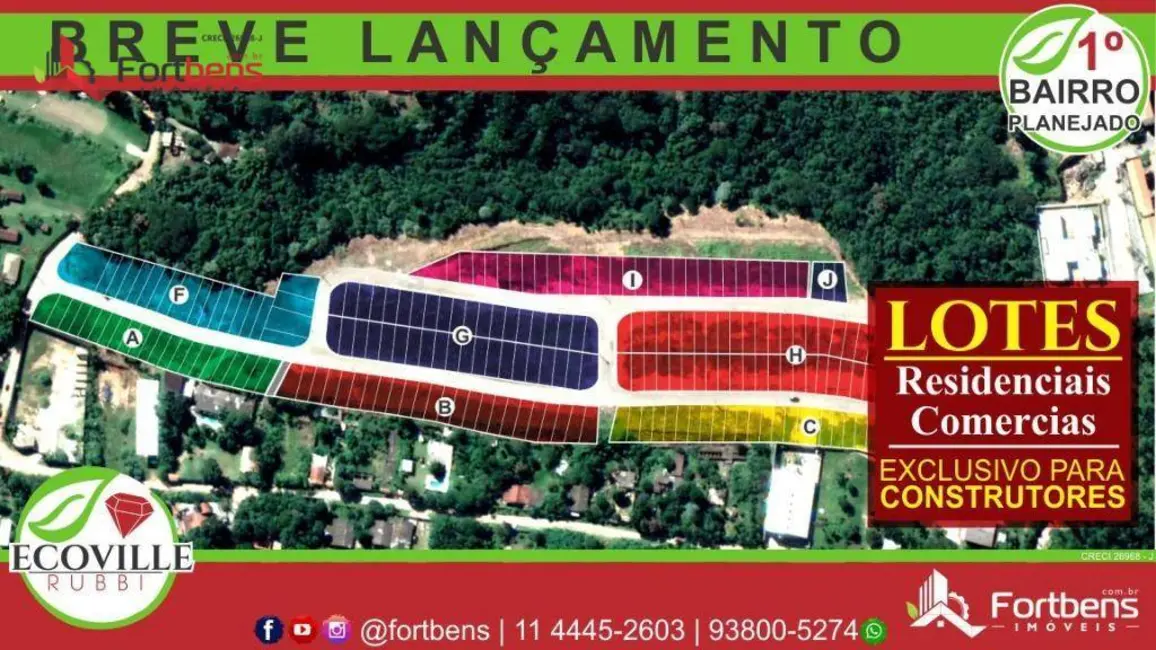 Foto 2 de Terreno / Lote à venda, 255m2 em Chácaras Bom Tempo, Franco Da Rocha - SP