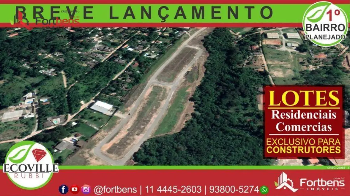 Foto 3 de Terreno / Lote à venda, 168m2 em Chácaras Bom Tempo, Franco Da Rocha - SP