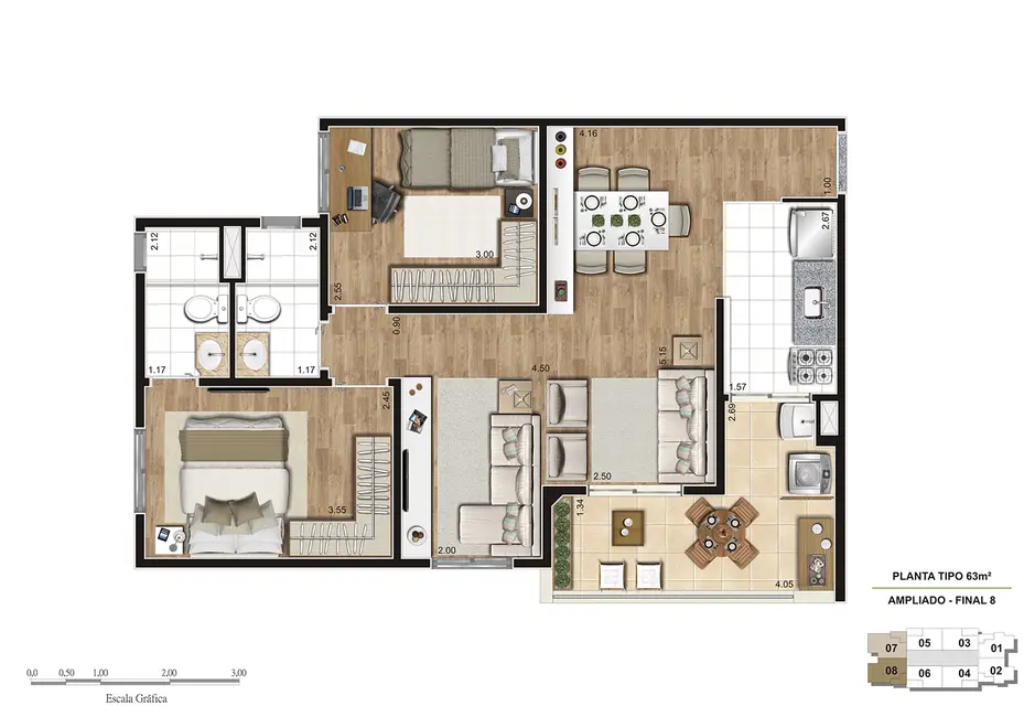 Foto 9 de Apartamento com 2 quartos à venda, 53m2 em Tucuruvi, São Paulo - SP