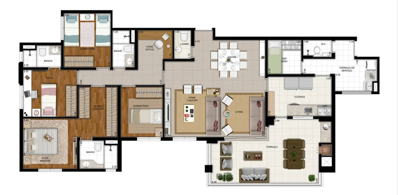 Foto 1 de Apartamento com 4 quartos à venda, 162m2 em Tatuapé, São Paulo - SP