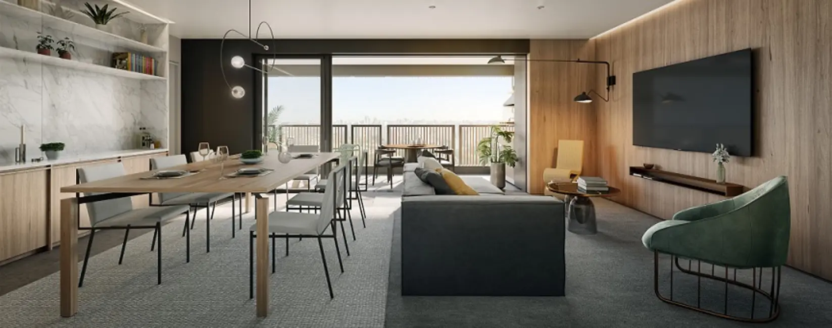 Apartamento com 3 quartos à venda, 146m2 em Moema, São Paulo - SP - imagem 7 Foto 7 de Apartamento com 3 quartos à venda, 146m2 em Moema, São Paulo - SP
