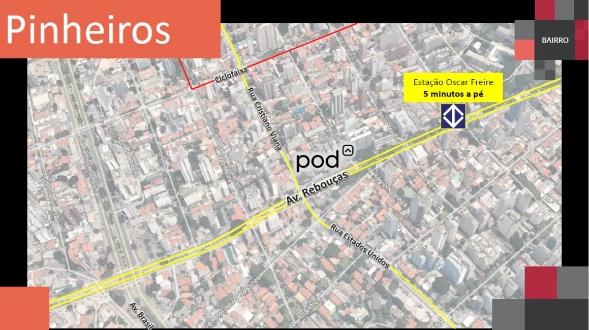 Apartamento com 1 quarto à venda, 41m2 em Cerqueira César, São Paulo - SP - imagem 5 Foto 5 de Apartamento com 1 quarto à venda, 41m2 em Cerqueira César, São Paulo - SP