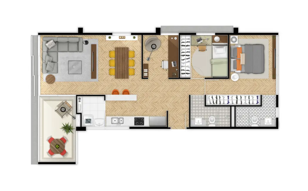 Foto 9 de Apartamento com 3 quartos à venda, 84m2 em Perdizes, São Paulo - SP