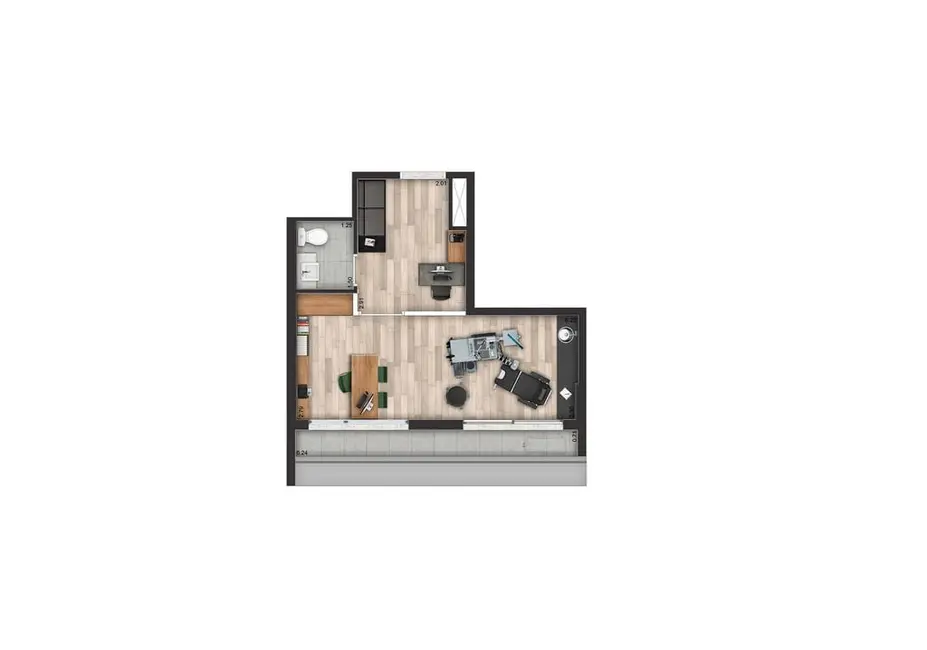 Sala Comercial à venda, 27m2 em Paraíso, São Paulo - SP - imagem 4 Foto 4 de Sala Comercial à venda, 27m2 em Paraíso, São Paulo - SP