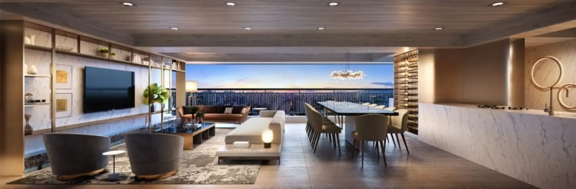 Apartamento com 3 quartos à venda, 203m2 em Perdizes, São Paulo - SP - imagem 4 Foto 4 de Apartamento com 3 quartos à venda, 203m2 em Perdizes, São Paulo - SP